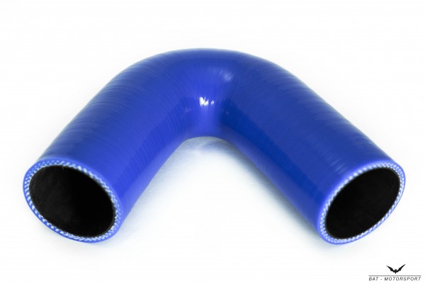22mm 135° Silikon Schlauchbogen Blau